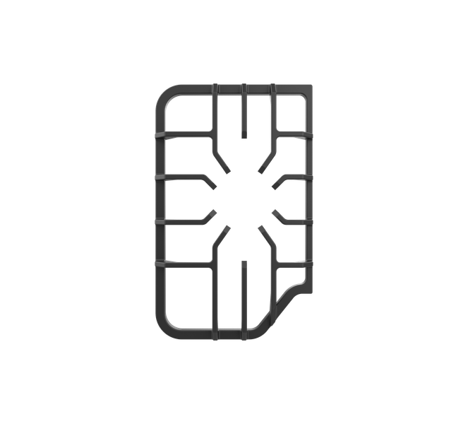 2021124181 - Replacement Left-Hand Grate for Chef Collection Gas Cooktop #C-FGH4ZSA-SS-Lgrate