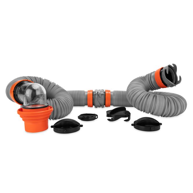 39390 - RhinoX, 20' Sewer Hose Kit, w/4N1, Elbow, Caps (E/F)