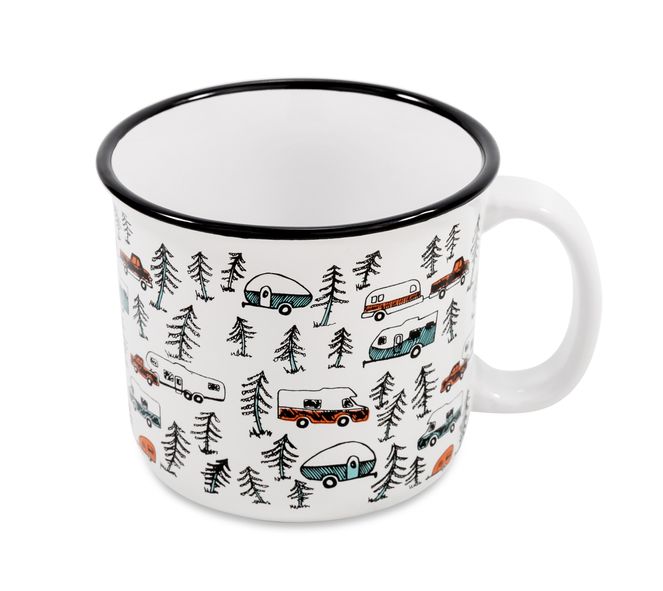 53383 - LIBATC, Mug, White, Sketch, 14oz