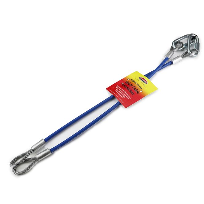 910648-12 - Safety cable extension 12" - 1 pair
