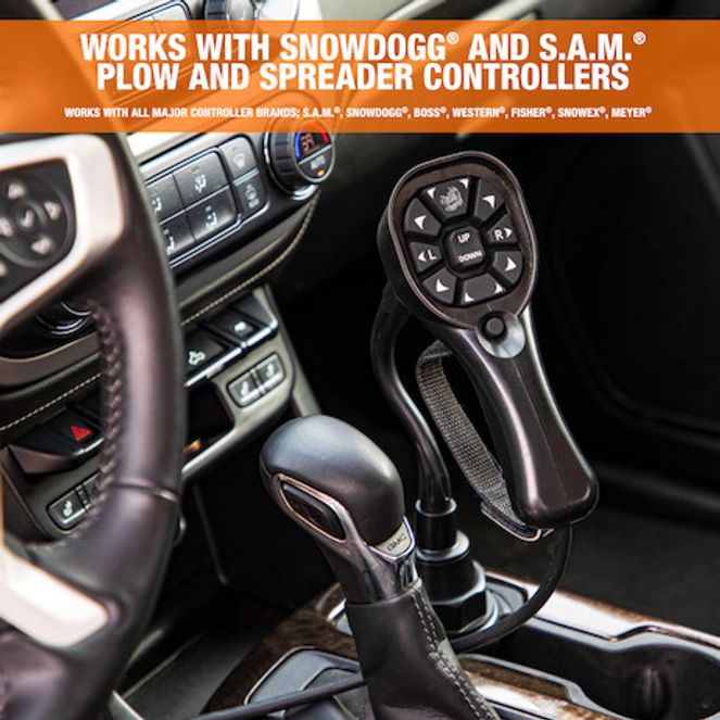 1306890 - SAM Universal Snow Plow Controller Cup Holder Mount Kit