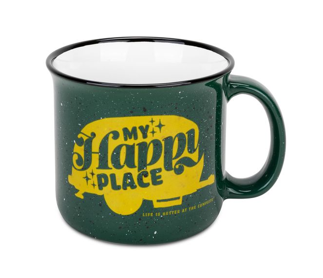 53471 - LIBATC, Mug, Green, My Happy Place, 14oz