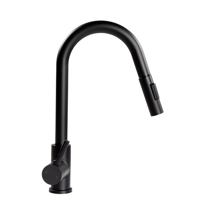 2021090600 - Flow Max™ Bullet Pull-Down Kitchen Faucet - Black Matte