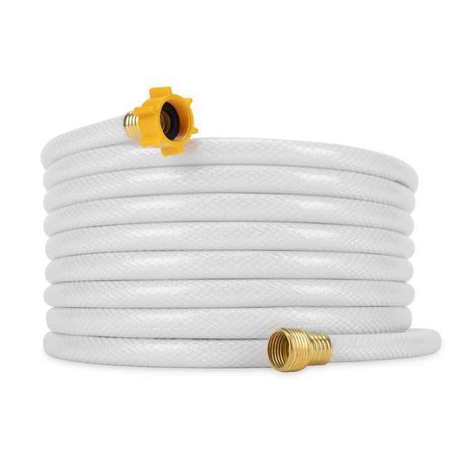 22733 - 25' Premium Grade Marine/RV Drinking Water Hose — Certified For Drinking Water & Lead-Free — Anti-Kink Design — Made with Quality PVC — UV Stabilized for Long Use — 1/2" ID