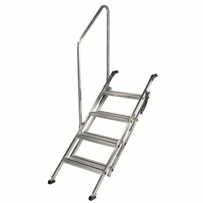 2023024501 - Victory Step® Toy Hauler & RV Patio Steps with Entry Assist Handrail - Quad