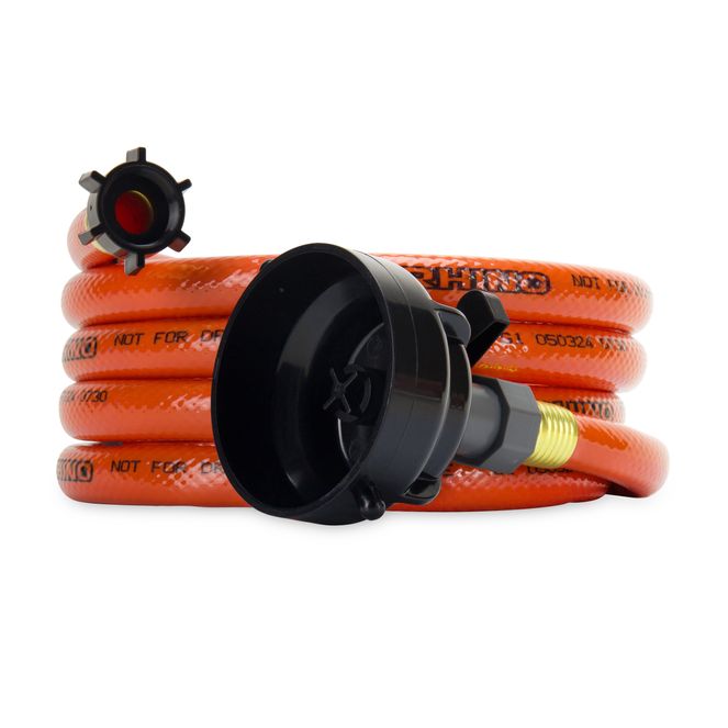 22999 - RhinoFLEX 10', Clean Out Hose System 5/8" with Rinse Cap