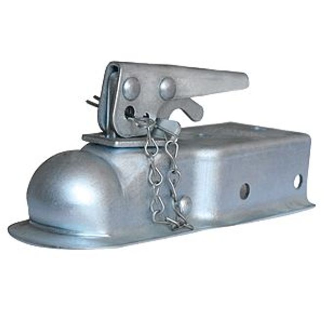 87071 - Strait 2-1/2" Wide Chanl Mnt Bolt-On 2K LB Grs Wt Cp 1-7/8" ball Wedge Latch Raw