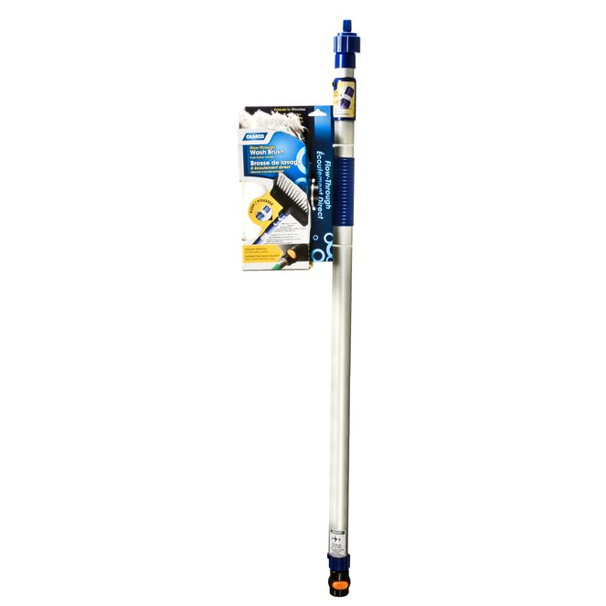 41960 - Flow Through Wash Brush w/Push Button Handle (Eng/Fr)
