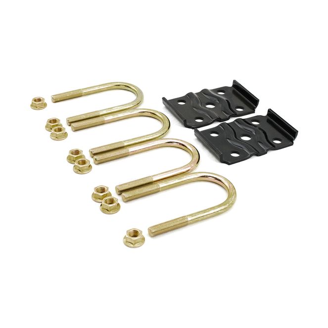 297427 - Trailer Axle U-Bolt Mounting Kit - 3,500-lb. Axles, 2-3/8" Axle Tube, 1/2"-20 Thread Size, 5-1/8" Length