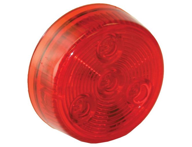 5622154 - 2 Inch Red Round Marker/Clearance Light with 4 LEDs (Light Only)