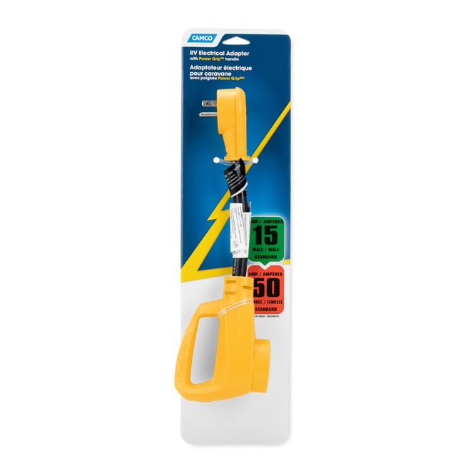 55170 - Power Grip 12" 15AM/50AF Dogbone Adapter, 125V/1875W, cETL