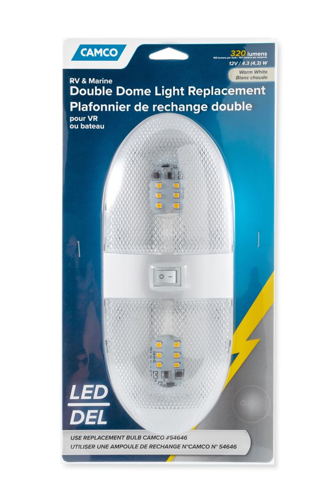 41321 - LED - Dome Light, Double Dome, 320lmn (E/F) cCSAus