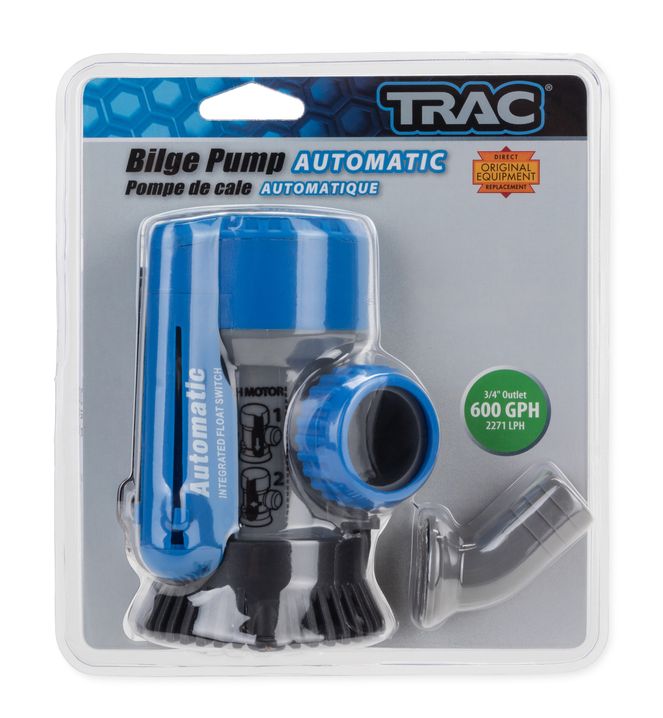 69310 - Bilge Pump, Automatic, 600 GPH, 3/4" Outlet