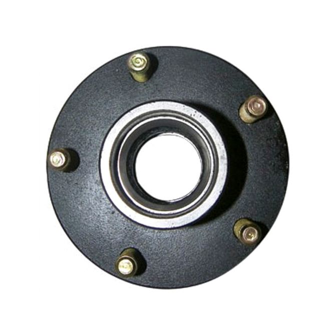 158529 - Idler Hub with Races & Wheel Studs - 2,200-lb. Axles, 5 on 4-1/2" Bolt Pattern, 1/2" Stud Size (Bulk Pallet)