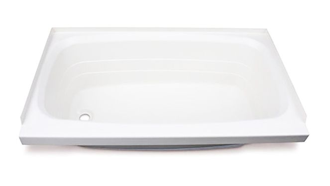 209681 - Bathtub with Left Drain - 24" x 46", White #W2446LHSPK