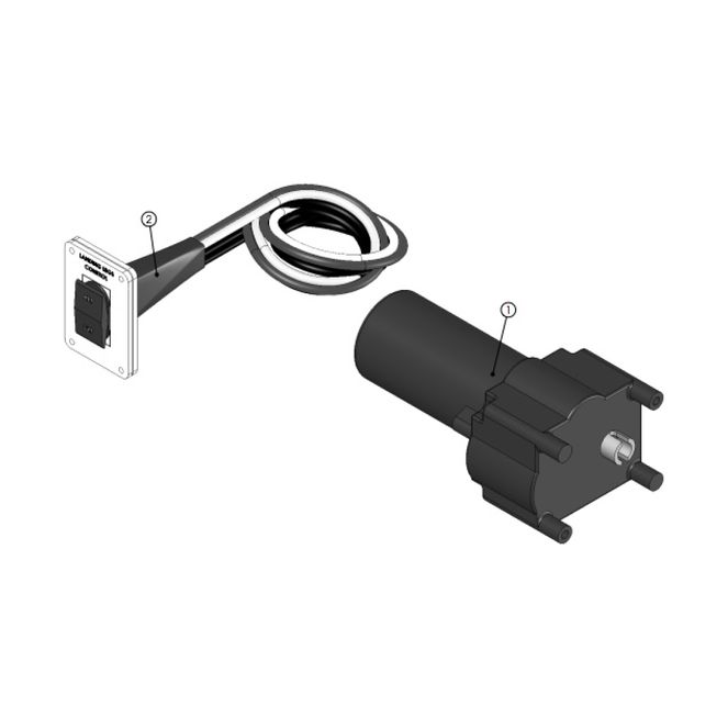 217884 - Power Gear Standard Landing Gear Motor & IP-Rated Switch Kit