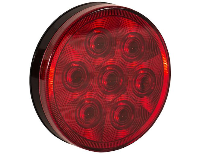 5624156 - 4 Inch Red Round Stop/Turn/Tail Light With 7 LEDs - Light Only