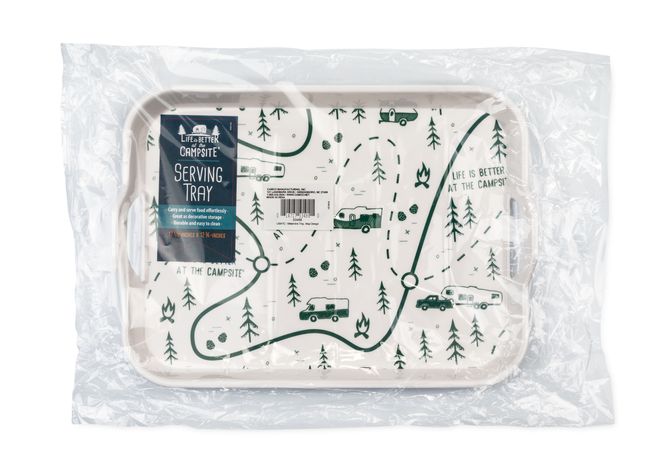53488 - LIBATC - Melamine Tray, Map Design