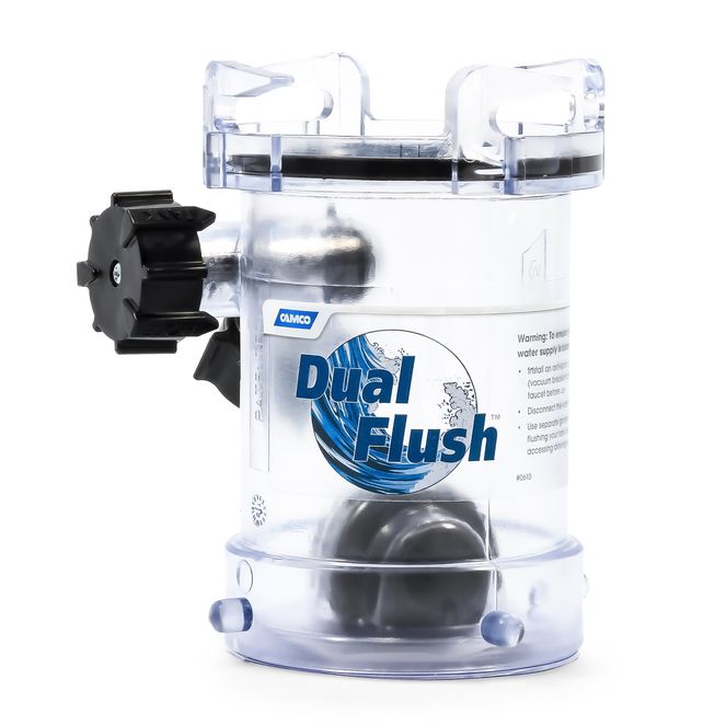 39072 - Dual Flush, RV Waste Tank and Sewer Hose Rinser