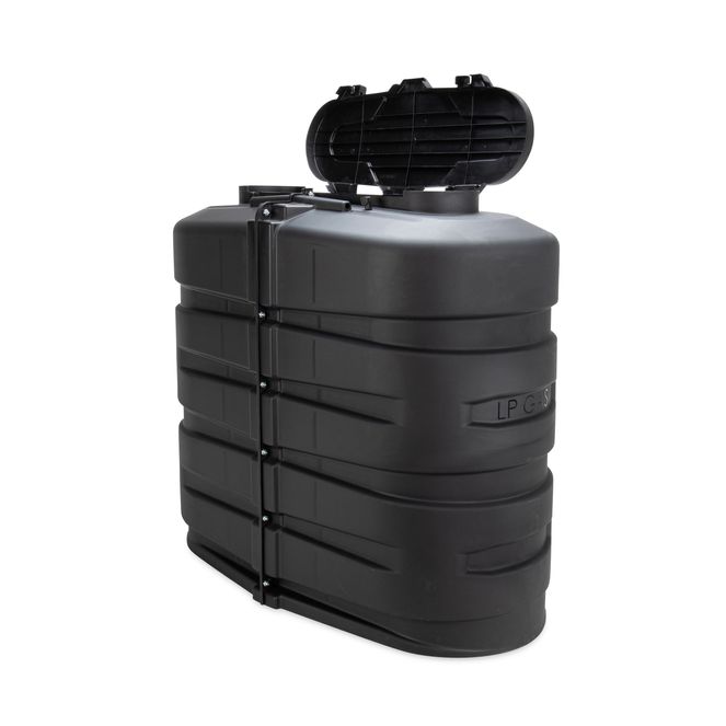 50512 - Double RV Propane Tank Cover, 30 lb, Black