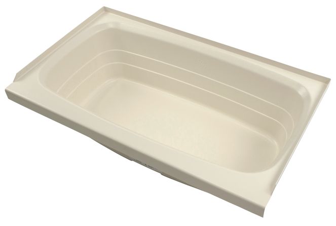 209385 - Bathtub with Center Drain - 24" x 40", Parchment #P2440CDSPK