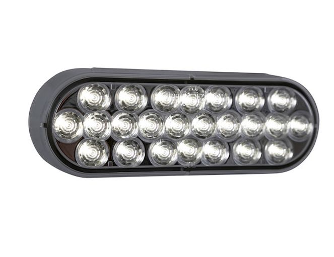 5626325 - Bulk 6 Inch Clear Oval Backup Light With 24 LEDs (Sold in Multiples of 10)