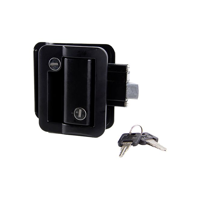 2020102689 - Global Entry Door Latch for Travel Trailers - Black