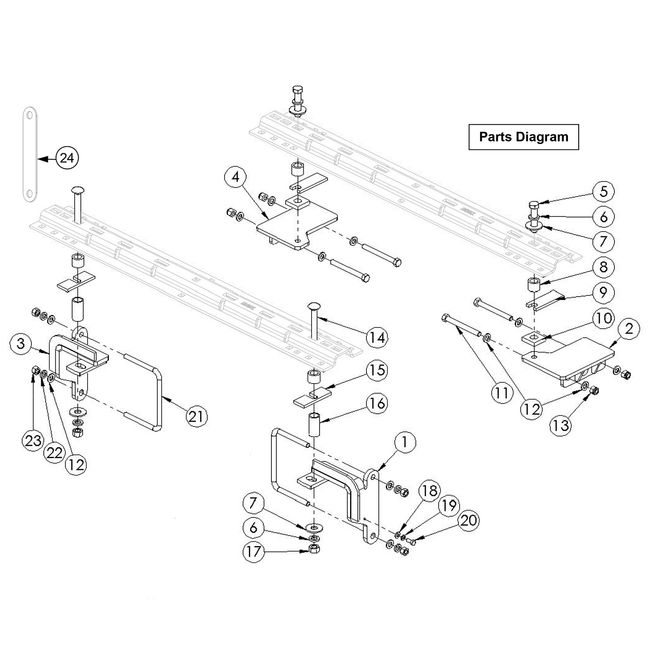 33073 - Bracket - 2013-2024 Ram 3500