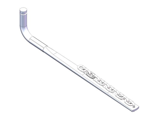 31520 - Replacement Rnd Spring Bar For Husky Wt Dist System 501 to 800 LB Tong W/Chain