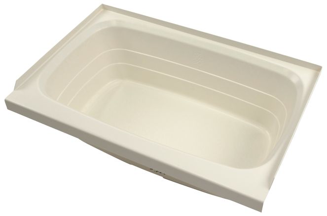 209369 - Bathtub with Center Drain - 24" x 36", Parchment #P2436CDSPK
