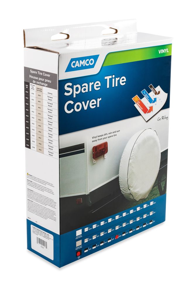 45256 - Cover,SpareTire F_29" Dia Vinyl, Black (E/F)