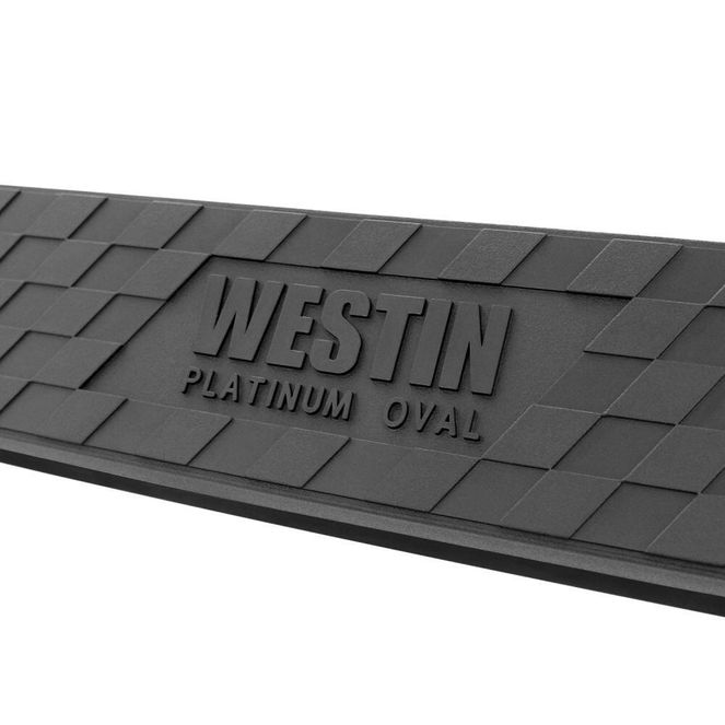 21-4130 - Platinum 4 Oval Nerf Step Bars - 2019-2026 Chevrolet Silverado 1500, 2019-2026 GMC Sierra 1500