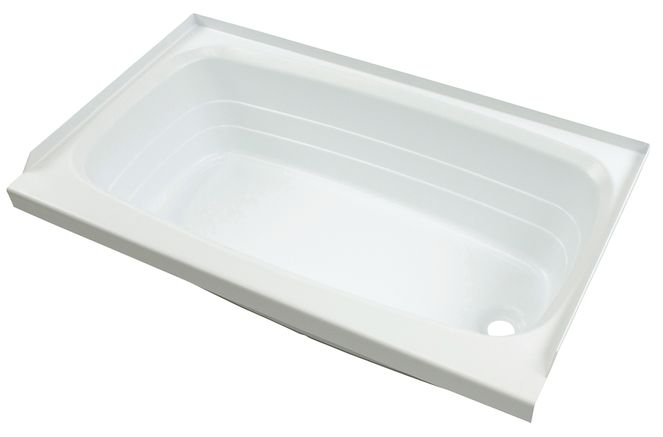 209683 - Bathtub with Right Drain - 24" x 46", White #W2446RHSPK