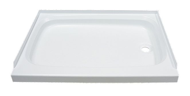 210371 - RV Shower Pan with Right Drain - 24" x 32" White