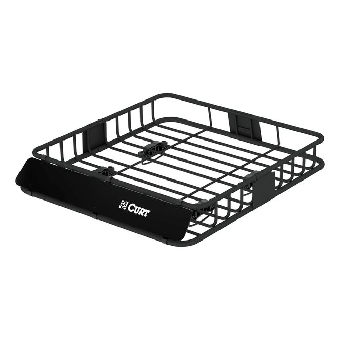 18115 - Universal 42 x 37-Inch Black Steel Roof Rack Rooftop Cargo Carrier