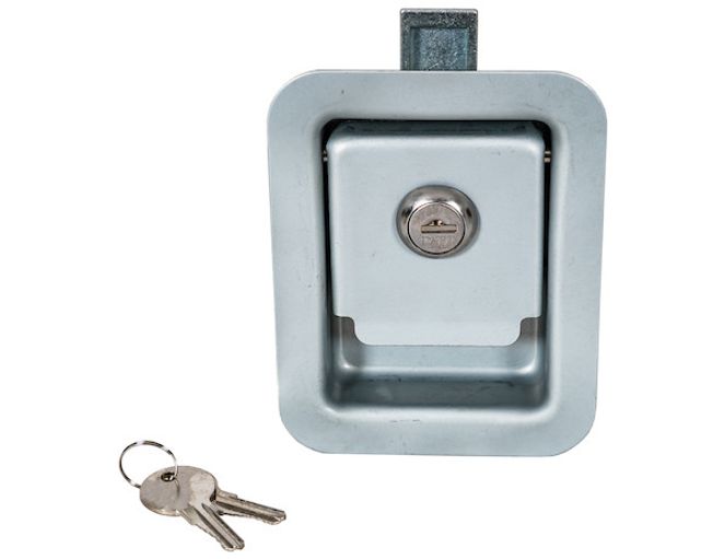 Rust Resistant Steel Junior Single Point Locking Paddle Latch - Weld-On