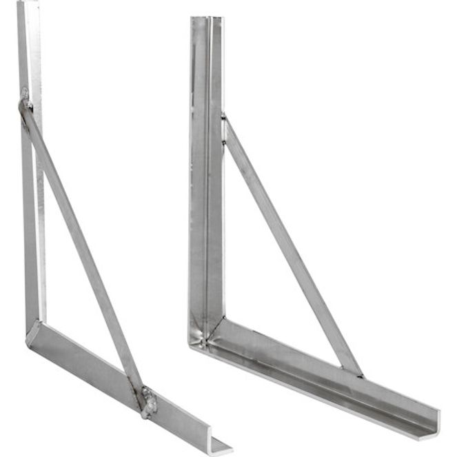 1701040 - 24x24 Inch Welded Aluminum Truck Tool Box Brackets