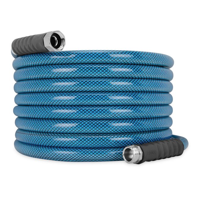 22833 - 25' Professional Grade Marine/RV Drinking Water Hose— Certified For Drinking Water & Lead-Free — Anti-Kink Design — Zero Memory Retention — Made with Quality PVC — Machined Fitting & Strain Relief Ends — UV Stabilized for Long Use — 5/8" ID