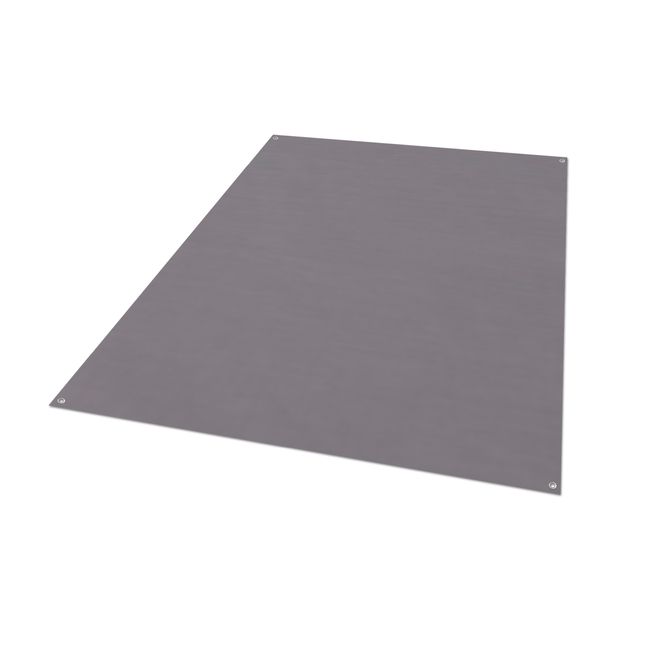 2022115660 - Outdoor Patio Rug - Gray, 6' x 9'