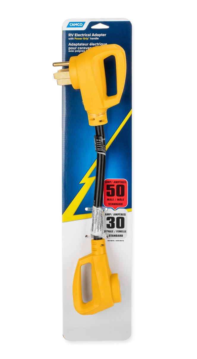 55173 - 18" 50AM/30AF Dogbone Adapter, 125V/3750W, cETLus