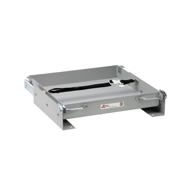 366345 - Sliding RV Battery Tray - 15-3/8" with Strap Assembly