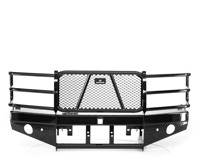FBC155BLR - Sport Series Winch Ready Front Bumper - 2015-2019 Chevrolet Silverado 2500 HD, 2015-2019 Chevrolet Silverado 3500 HD