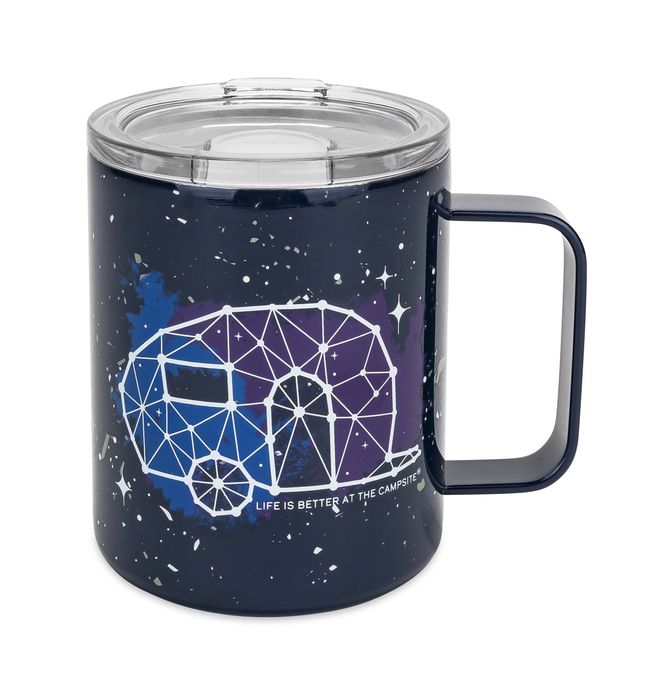 53310 - Stainless Steel Mug with Lid, Constellation, 14 oz.