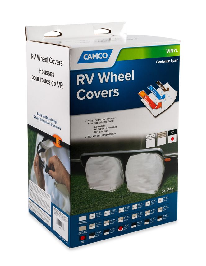 45248 - Cover,Wheel&Tire Protectors 30-32",Black Vinyl, Set/2 (E/F)