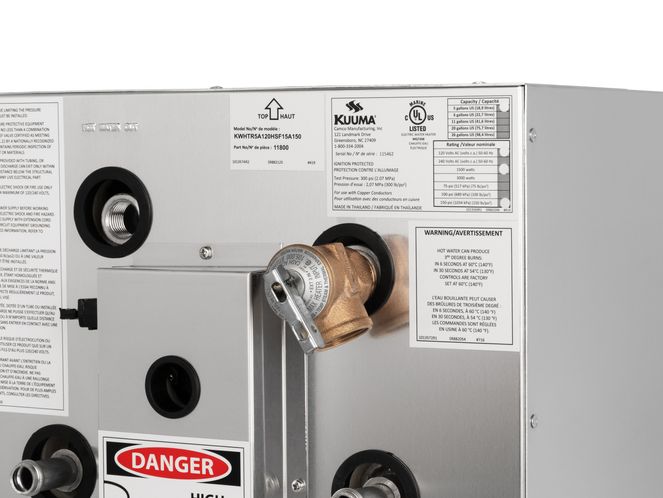 11800 - 5 Gal WH, 120V Front Heat Exch, Side Mount, OEM