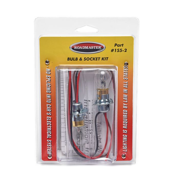 155-2 - BULB & SOCKET - LOW PROFILE - 1 PAIR