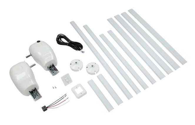 329250 - Manual Pull Style To Power Awning Conversion Kit - White