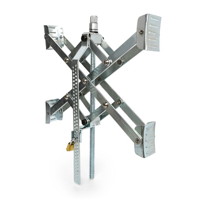 44663 - Eaz-Lift - 18" Wheel Stop w/Wrench and Lock, Metal (E/F)