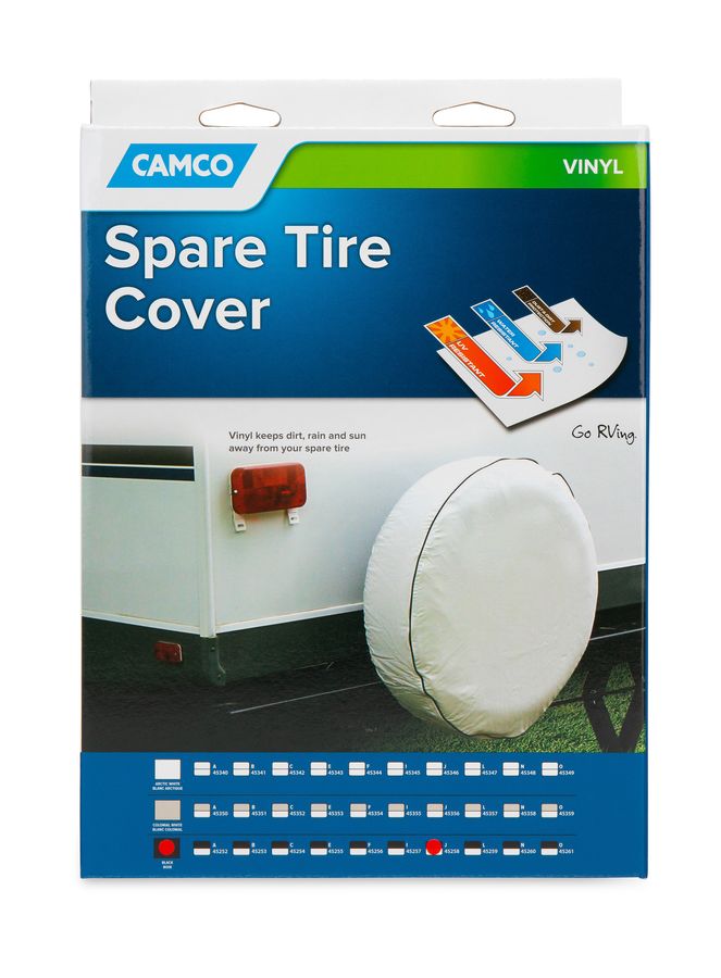 45258 - Cover,SpareTire J_27" Dia Vinyl, Black (E/F)