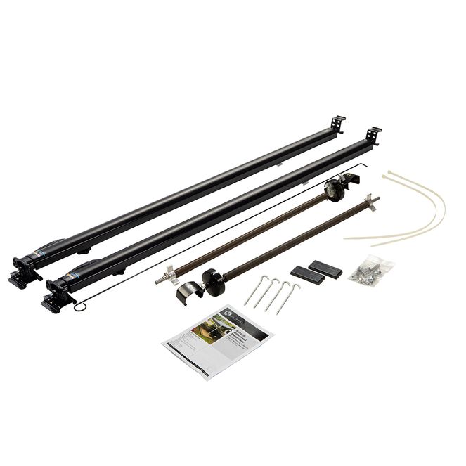 434717 - 1000 Series Universal RV Awning Arms & Hardware Kit - 68"-81" Standard, Black